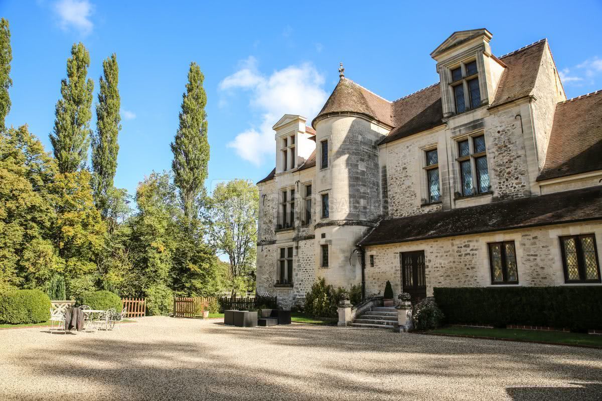 La cour intérieur pour le vin d'honneur