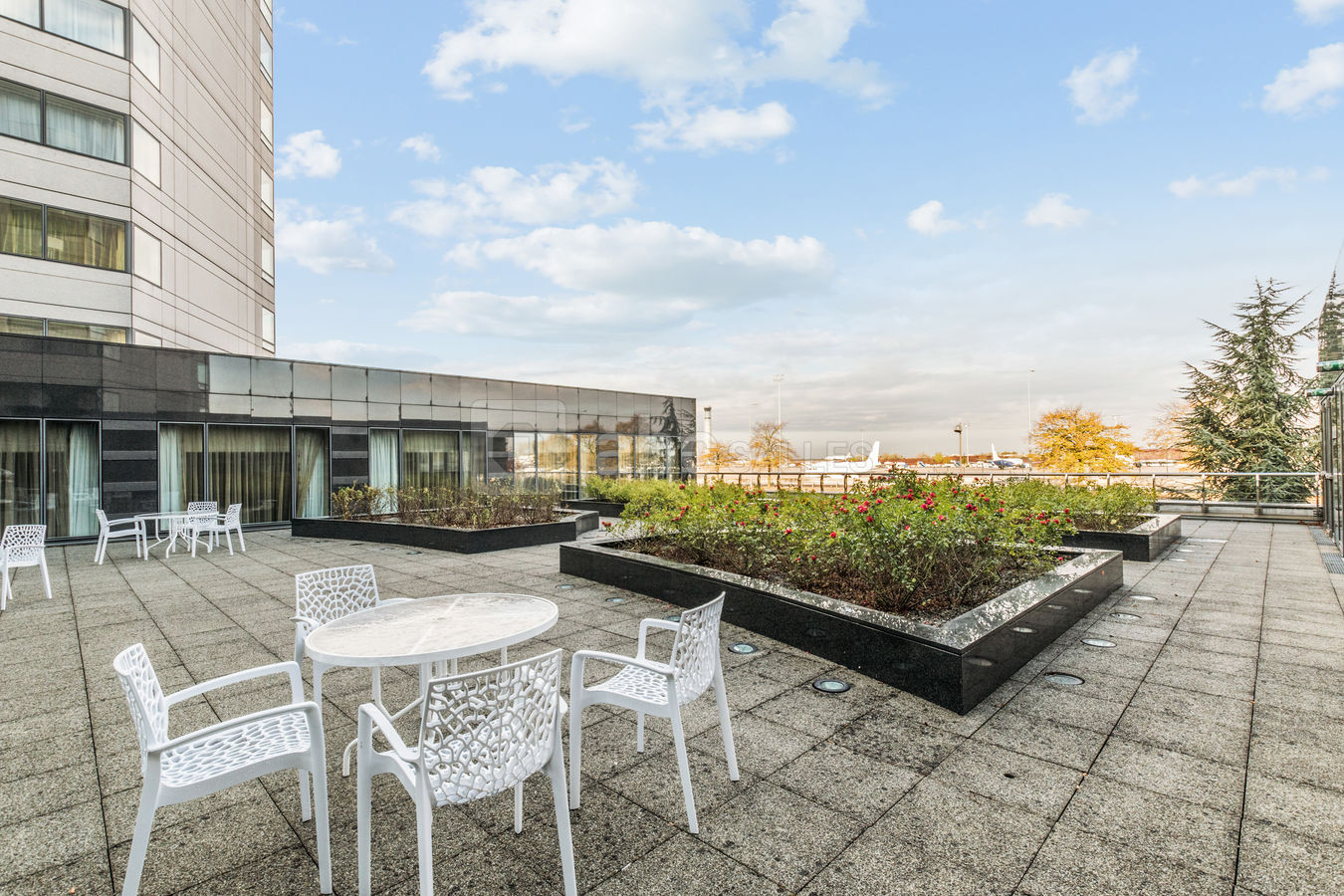 Vue Hilton Meeting Terrasse