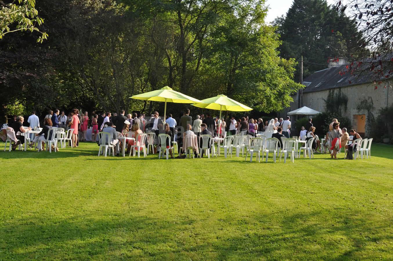 Vin d'honneur dans le Parc
