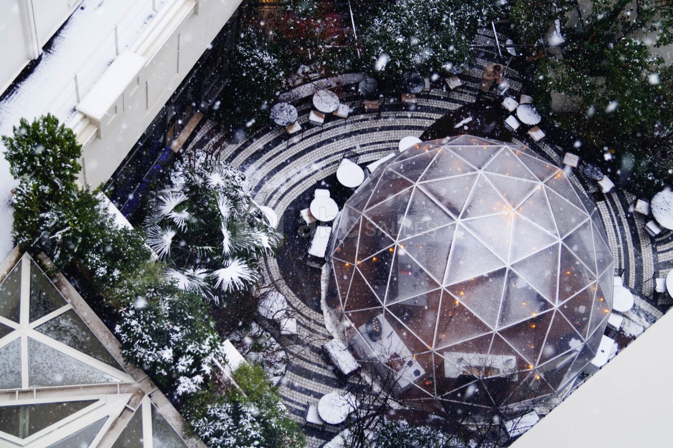 La Bulle d'hiver du Jardin Privé