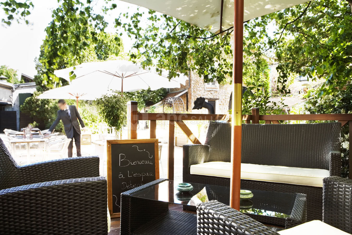 La terrasse des fumeurs