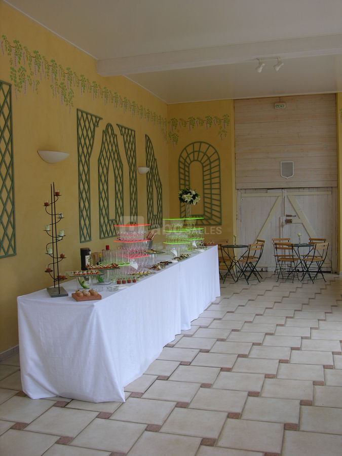 Cocktail dans l'orangerie
