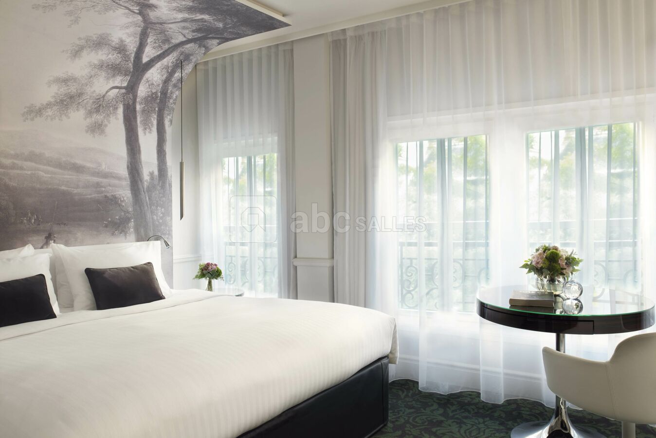 Chambre vue jardin
