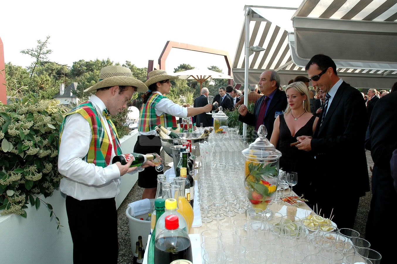 Cocktail sur la terrasse les evens