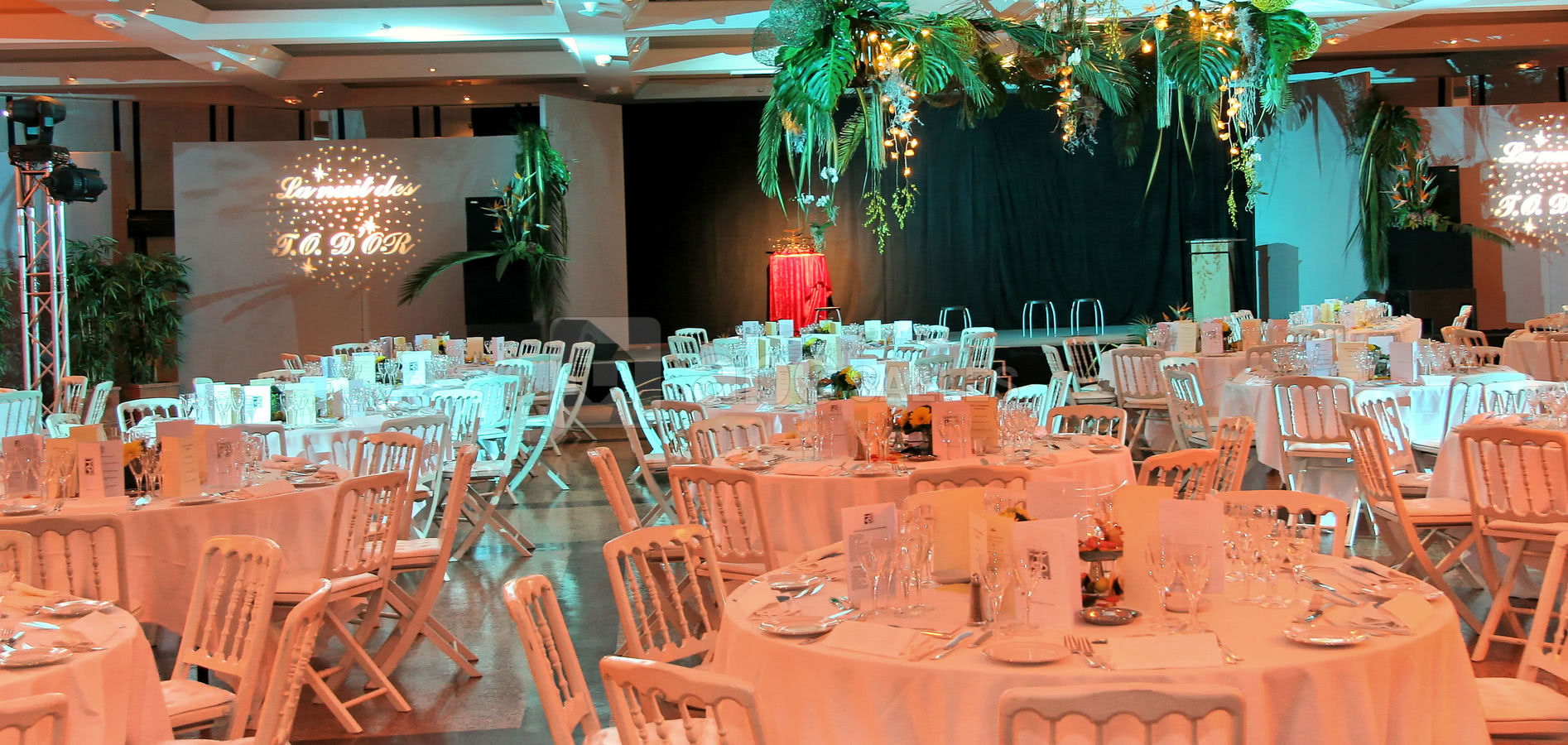 Espace brière en soirée de gala