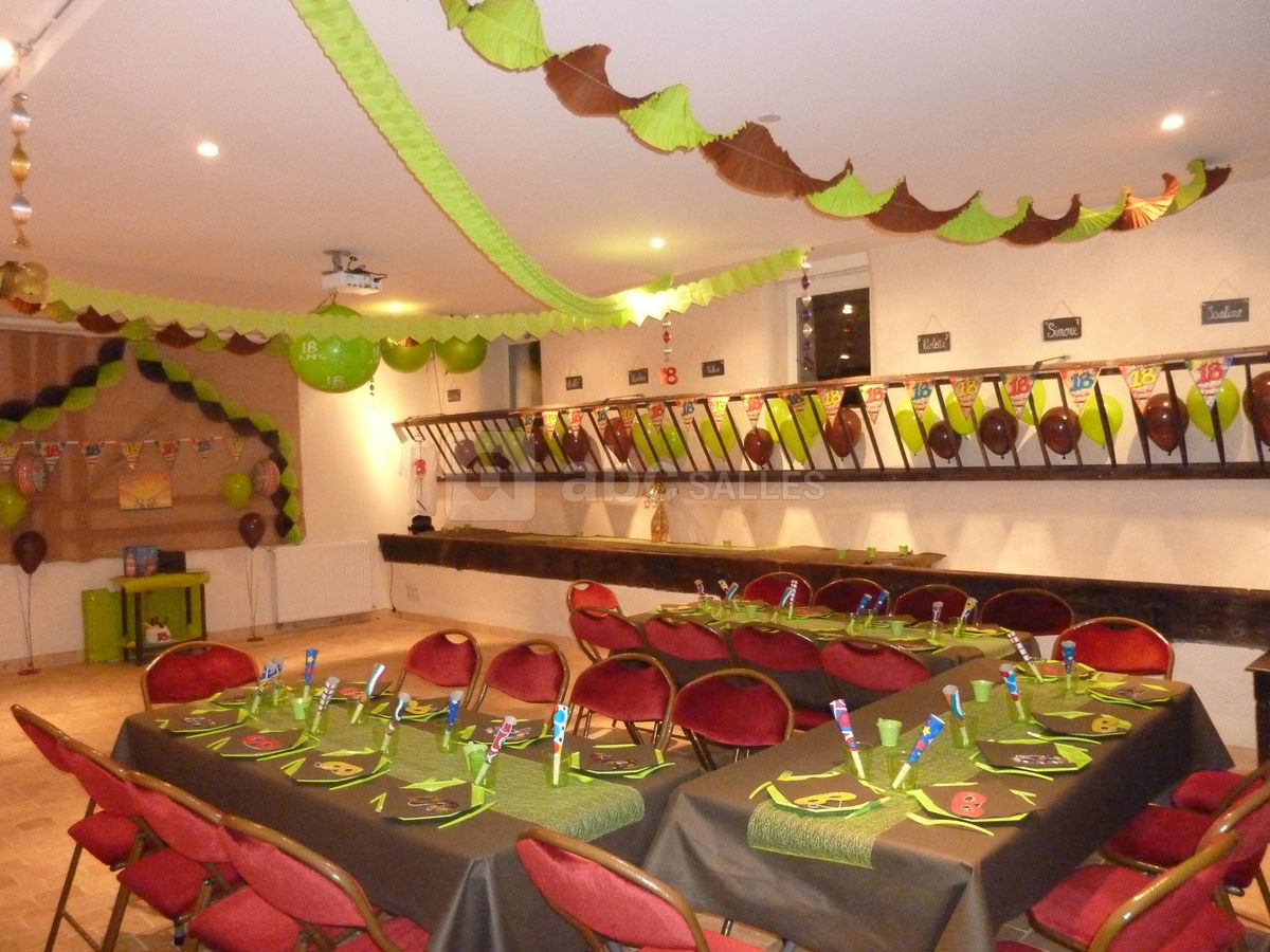 Salle en fête