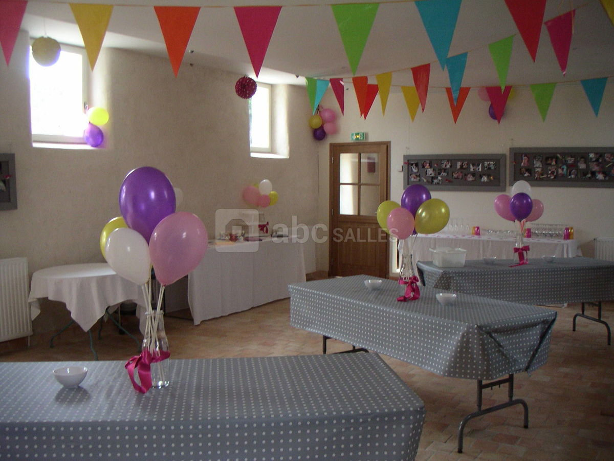 Salle en fête
