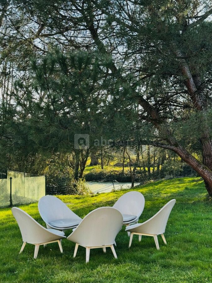 Espace détente dans le parc