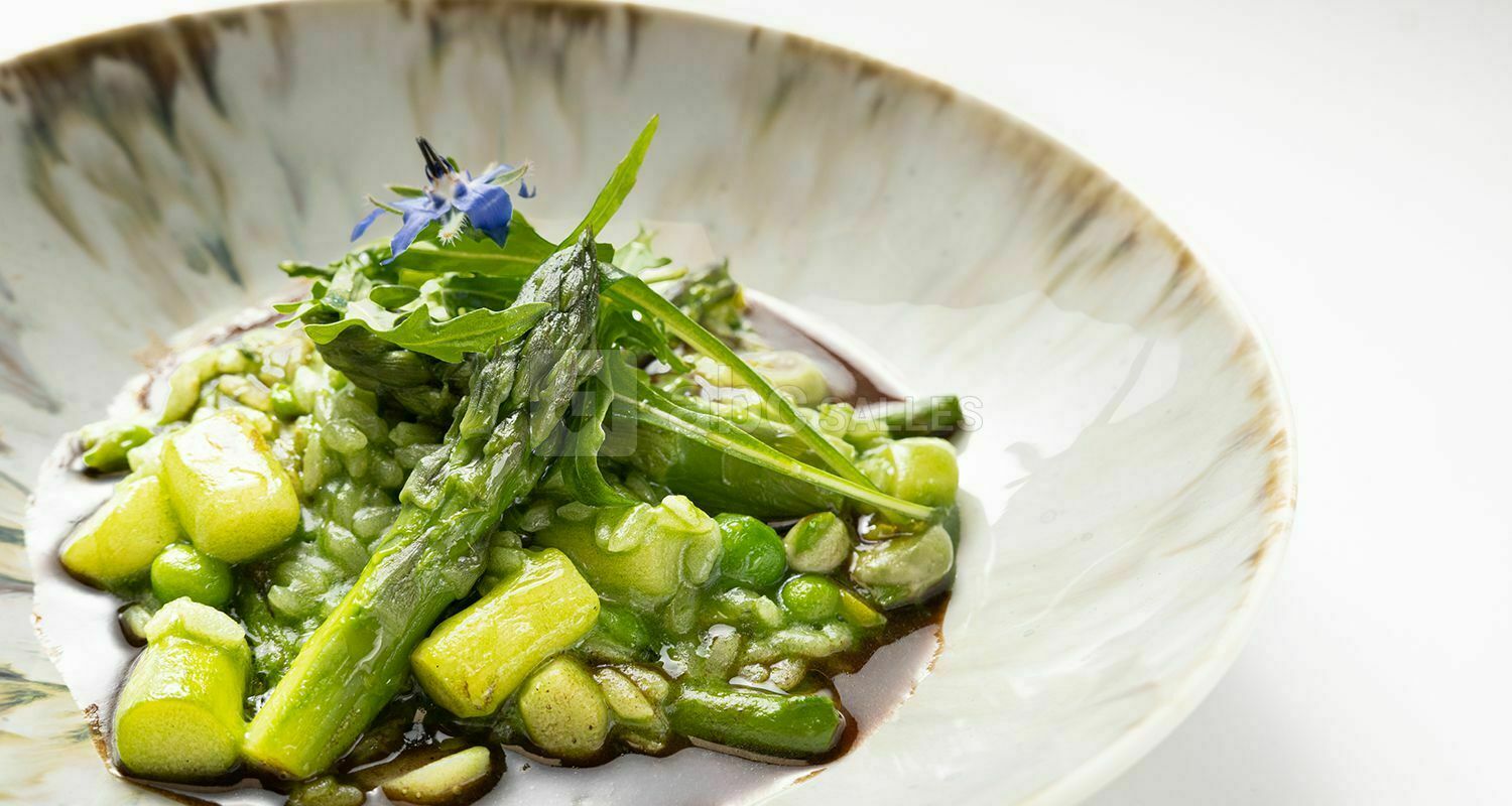Risotto aux légumes de printemps