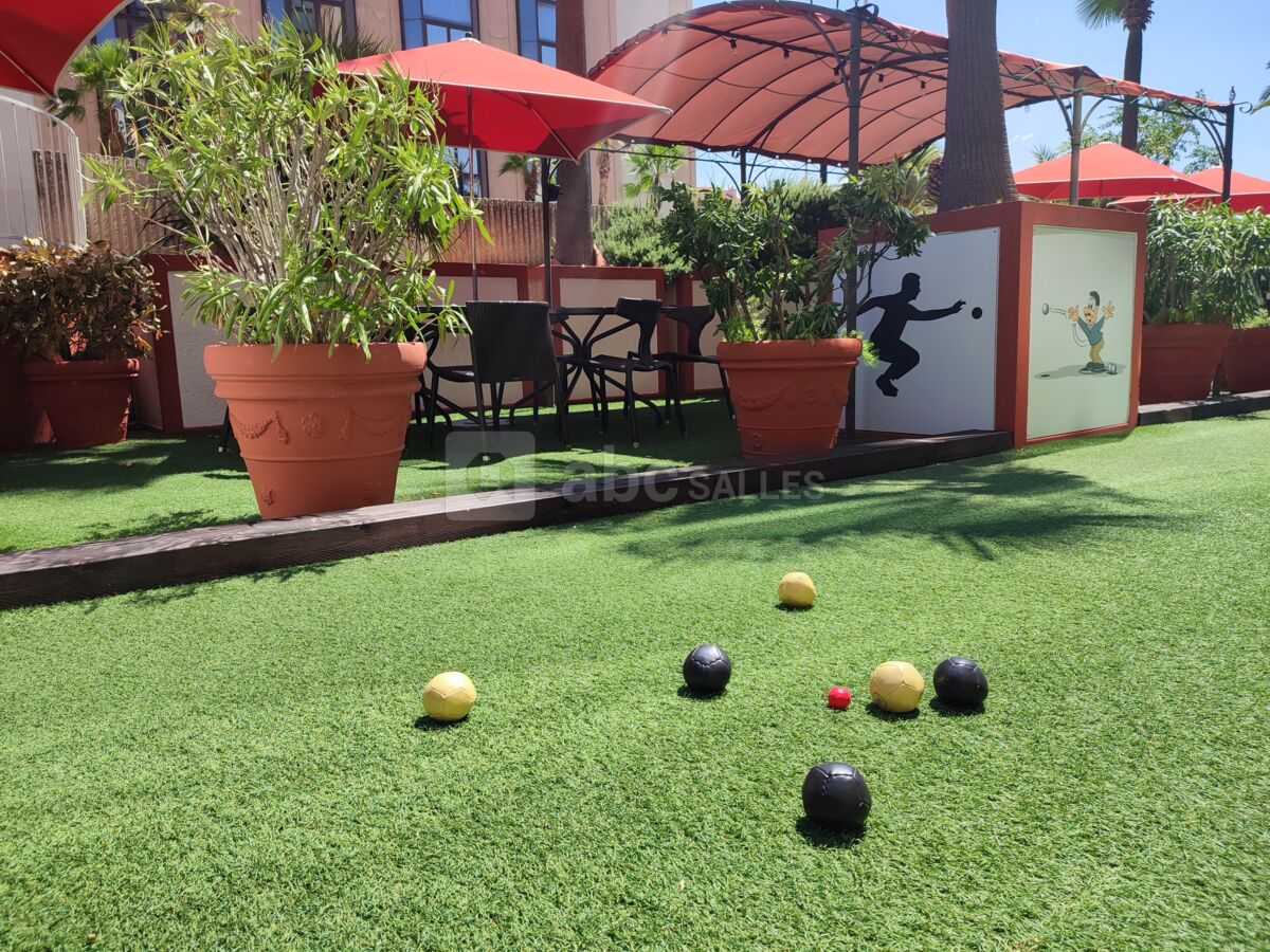 Terrain de pétanque