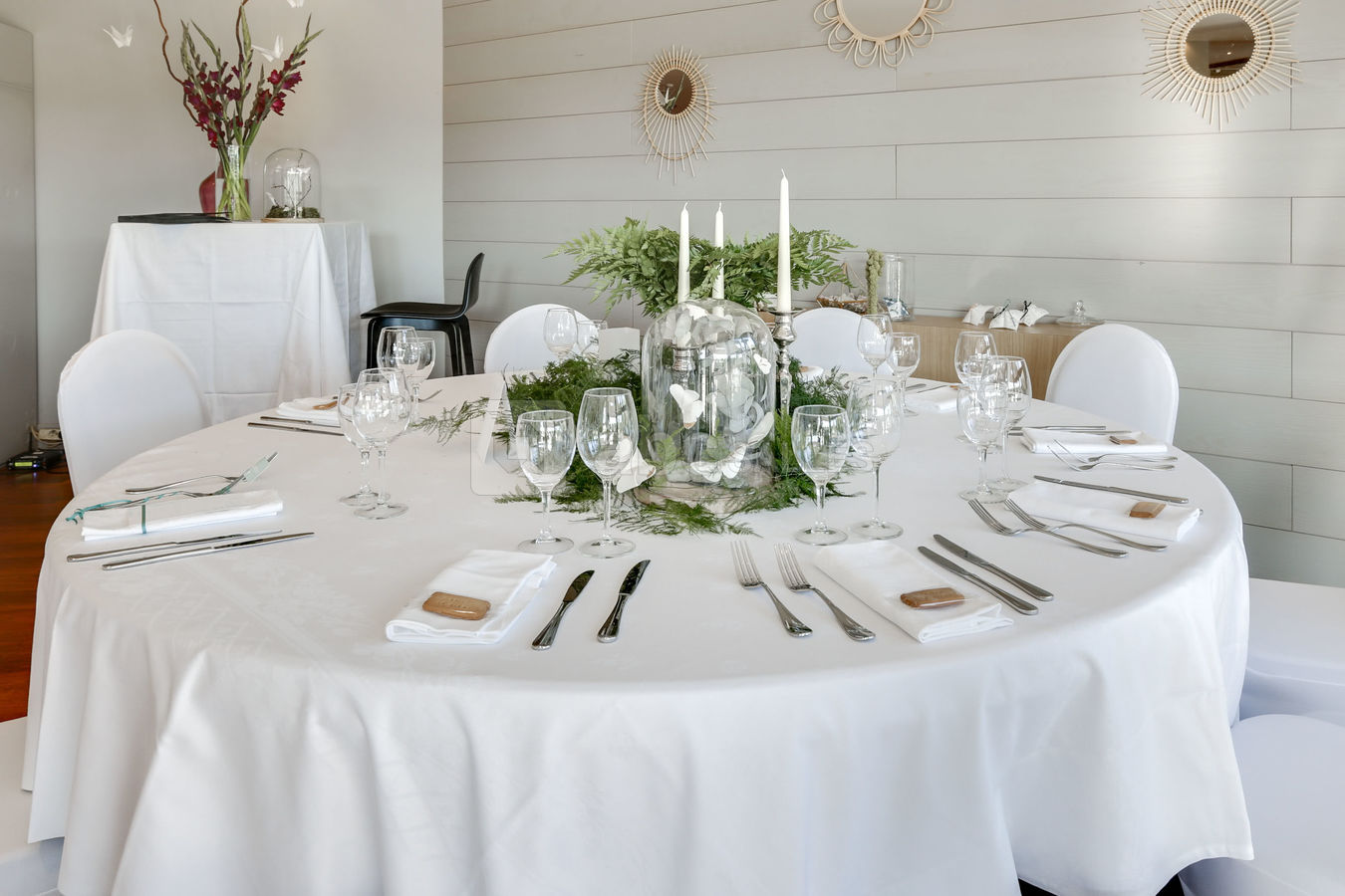 Table de banquet décorée par Insième Créations