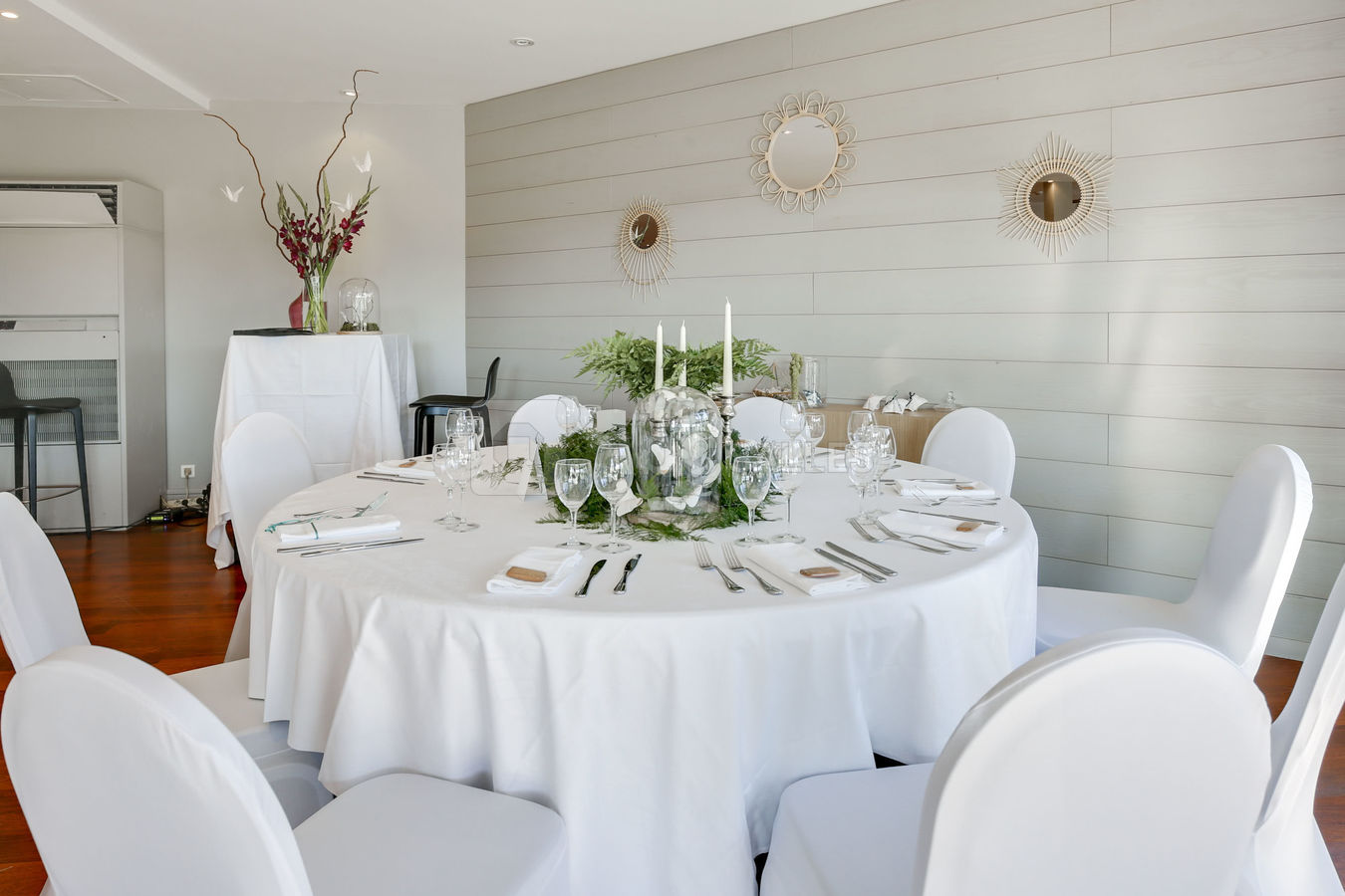 Table de banquet décorée par Insième Créations