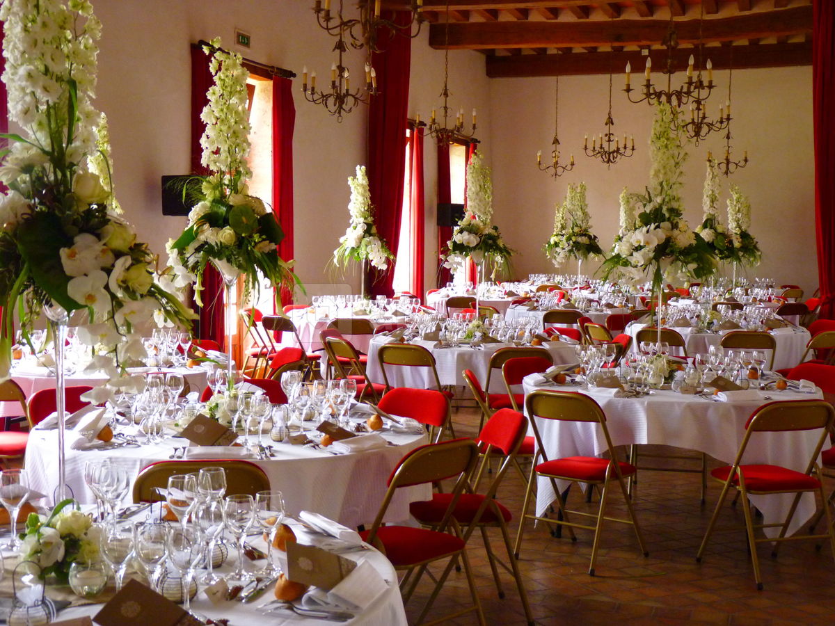 Salle de l'Orangerie lors d'un mariage
