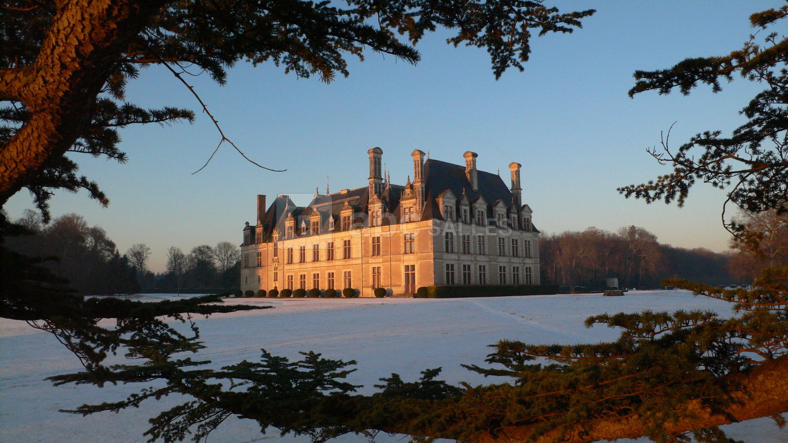 Château en hiver