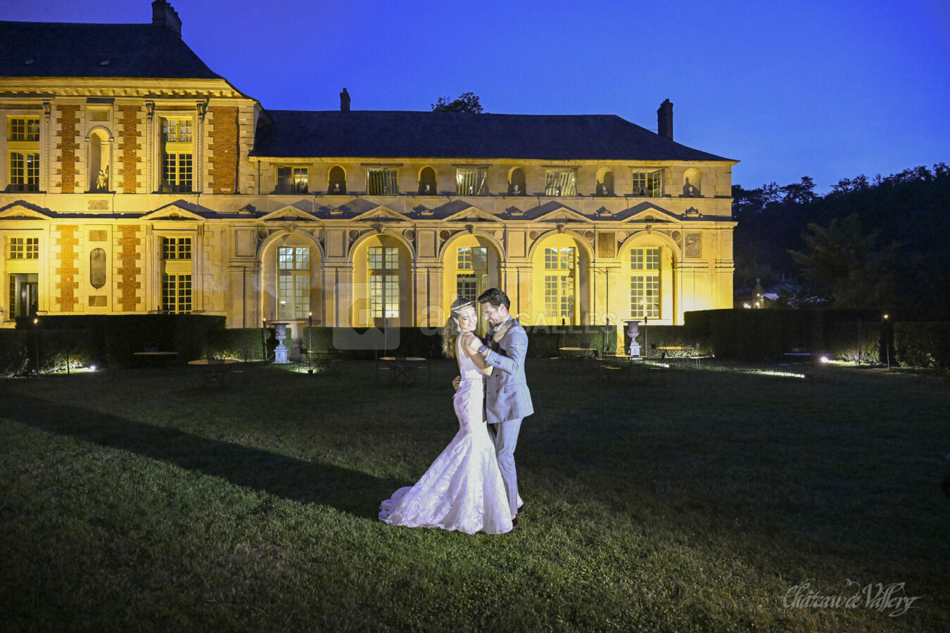 Le parc et la façade Renaissance