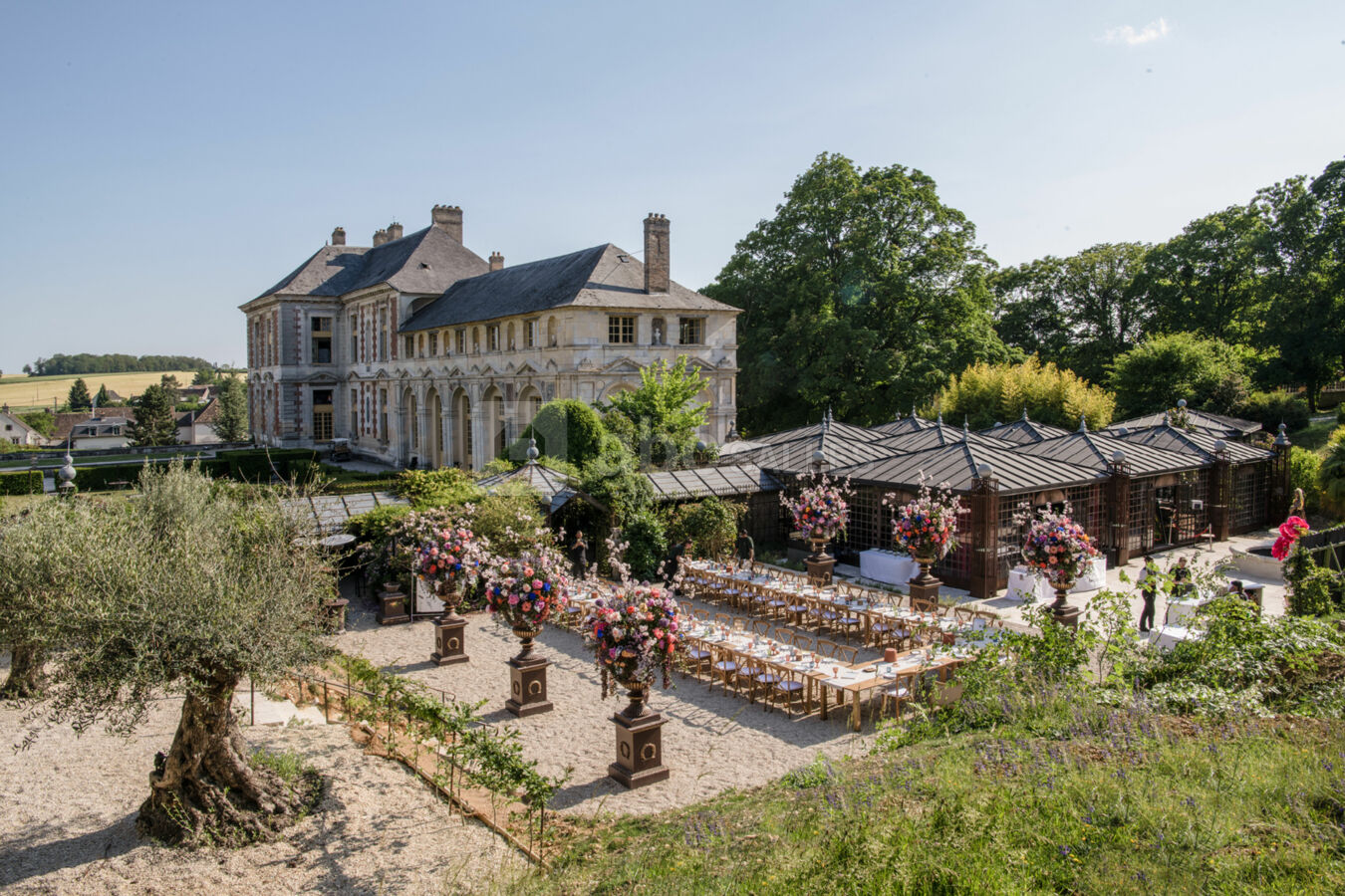 Les jardins suspendus et le château Renaissance