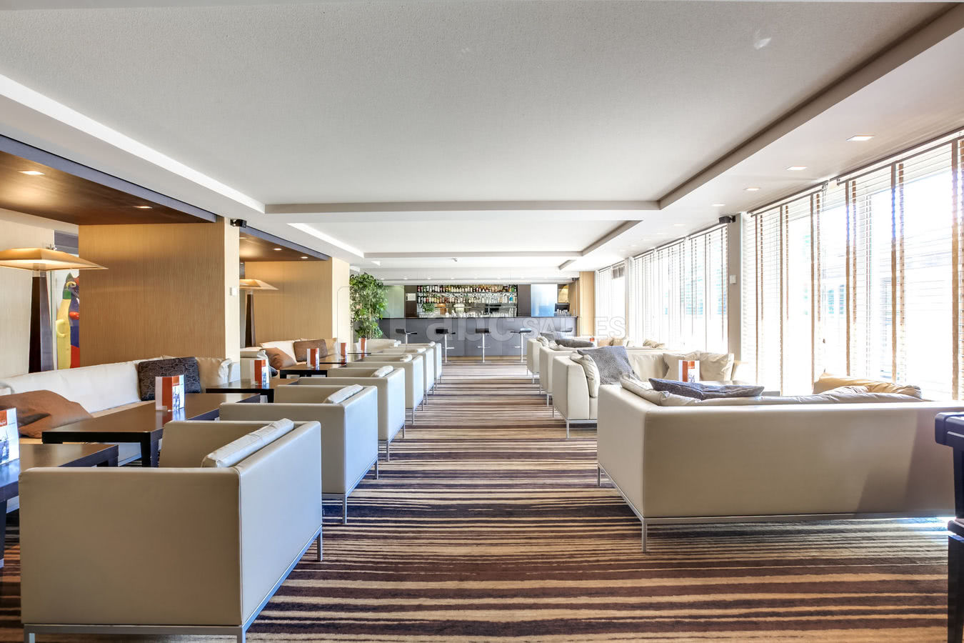 Salon - Bibliothèque du Bar de l'hôtel