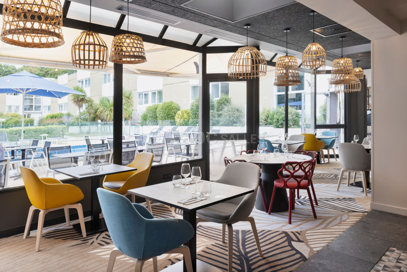 Le grand café des lumières à l'hôtel de ville de Rennes