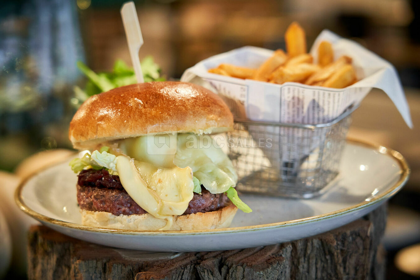 Burger appêtissant