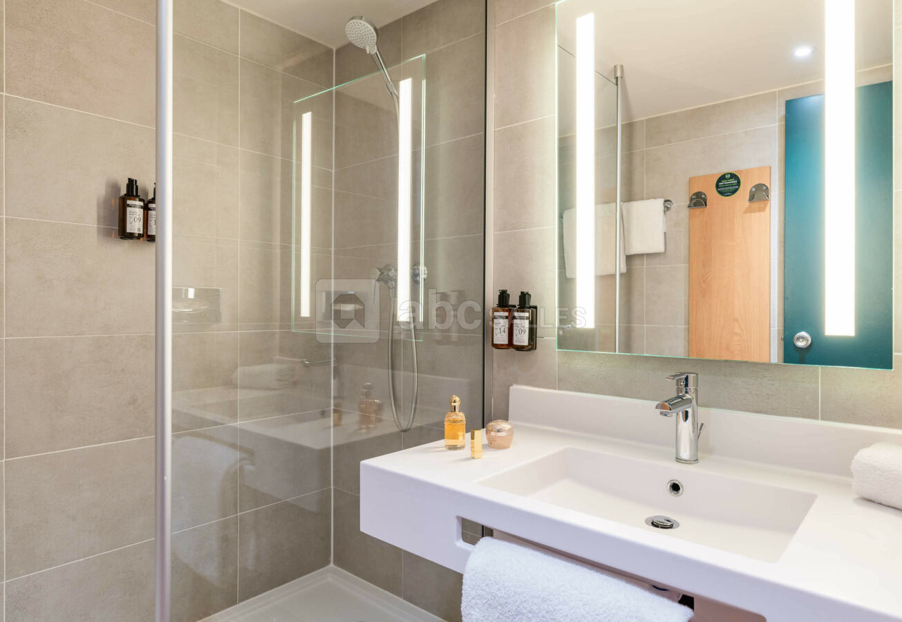Salle de bains avec douche