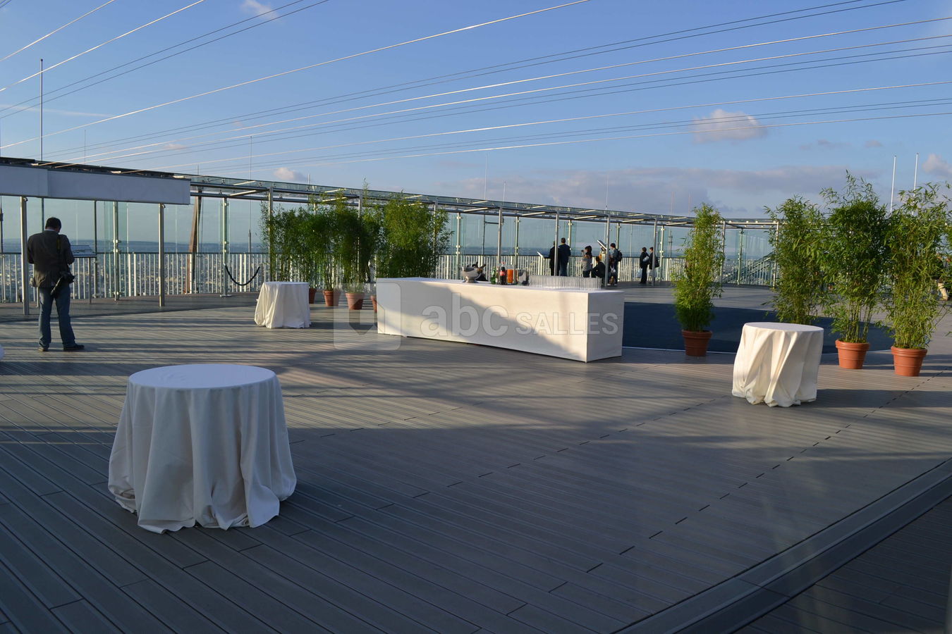 Privatisation partielle de la terrasse 59ème étage