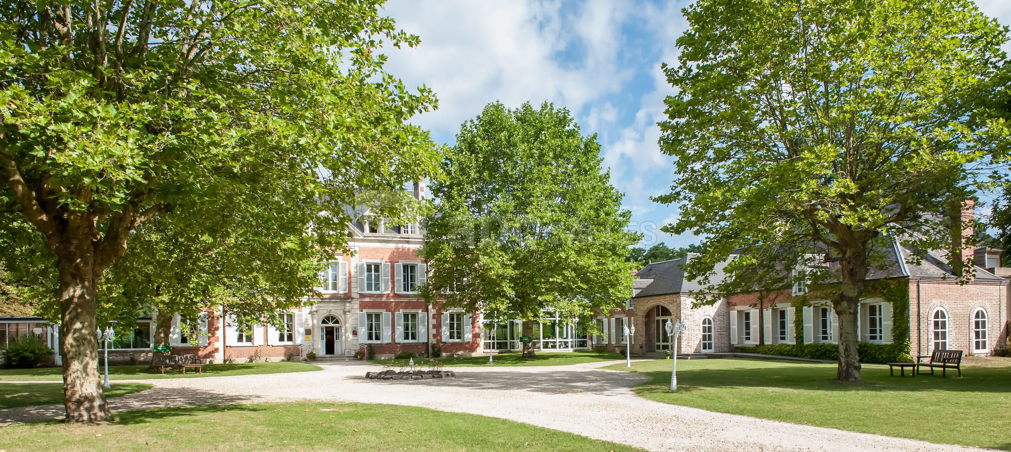 Vue extérieur du domaine