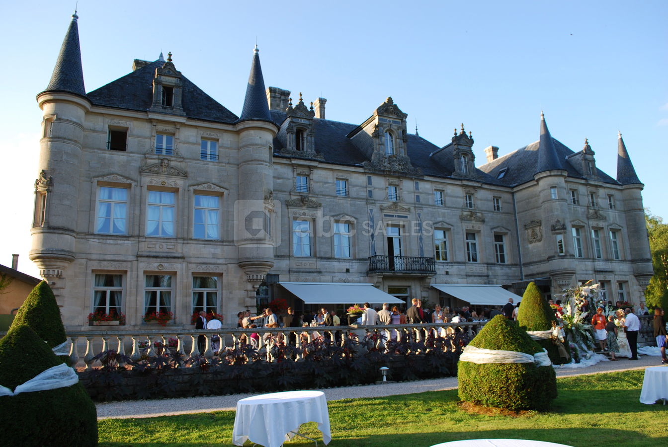 Vin d'honneur sur le terrasse