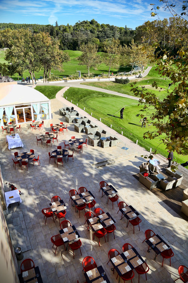 Terrasse du restaurant Bastide de la Salette à Marseille