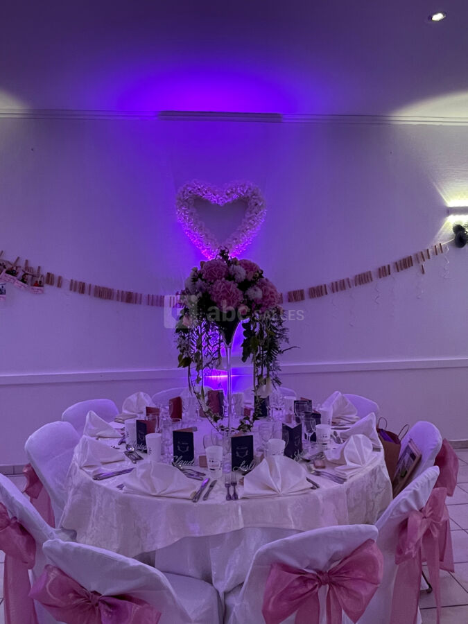 Table d'honneur mariage - Salle Michelet
