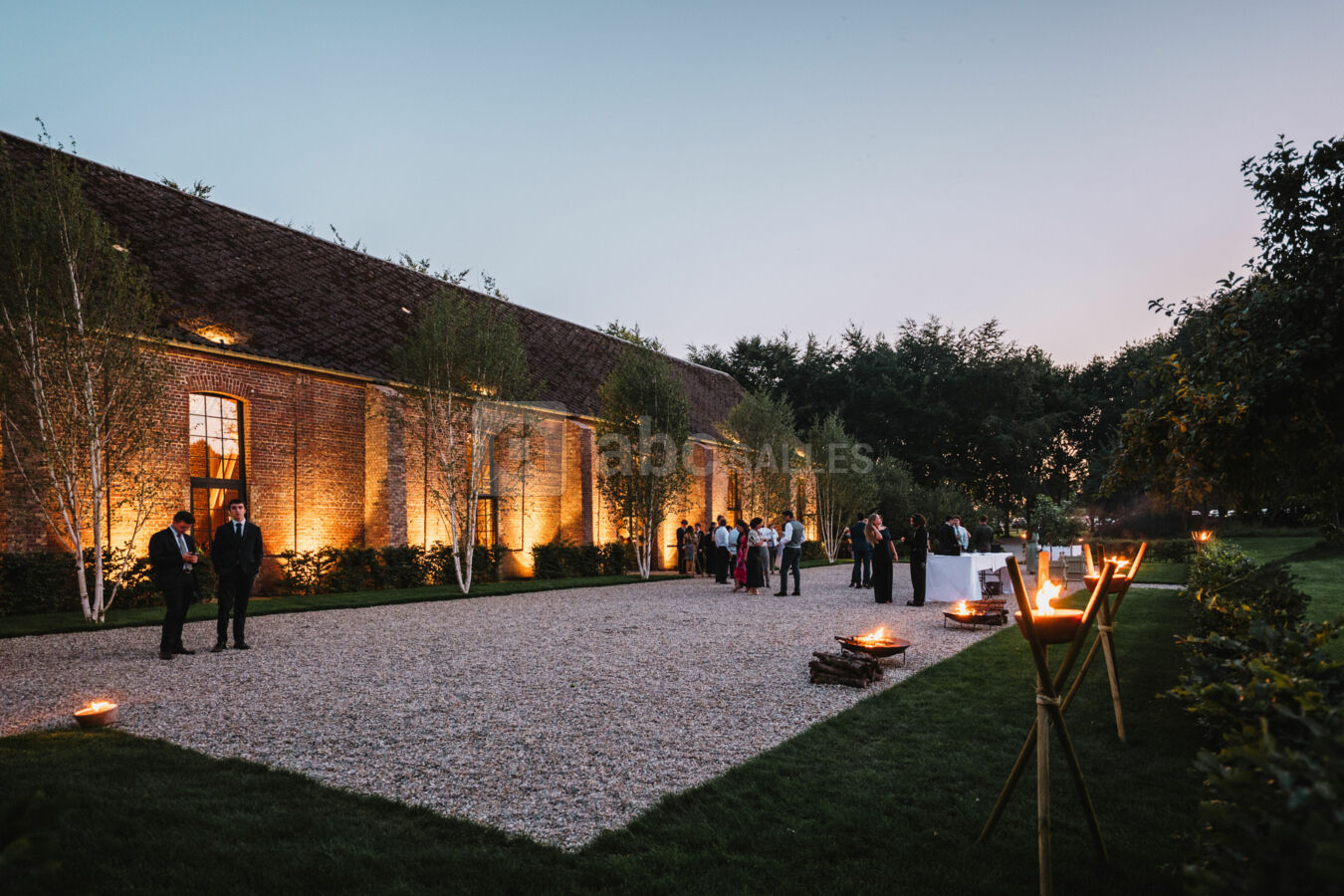 Vue exterieure de l'Orangerie - Espace Cocktail