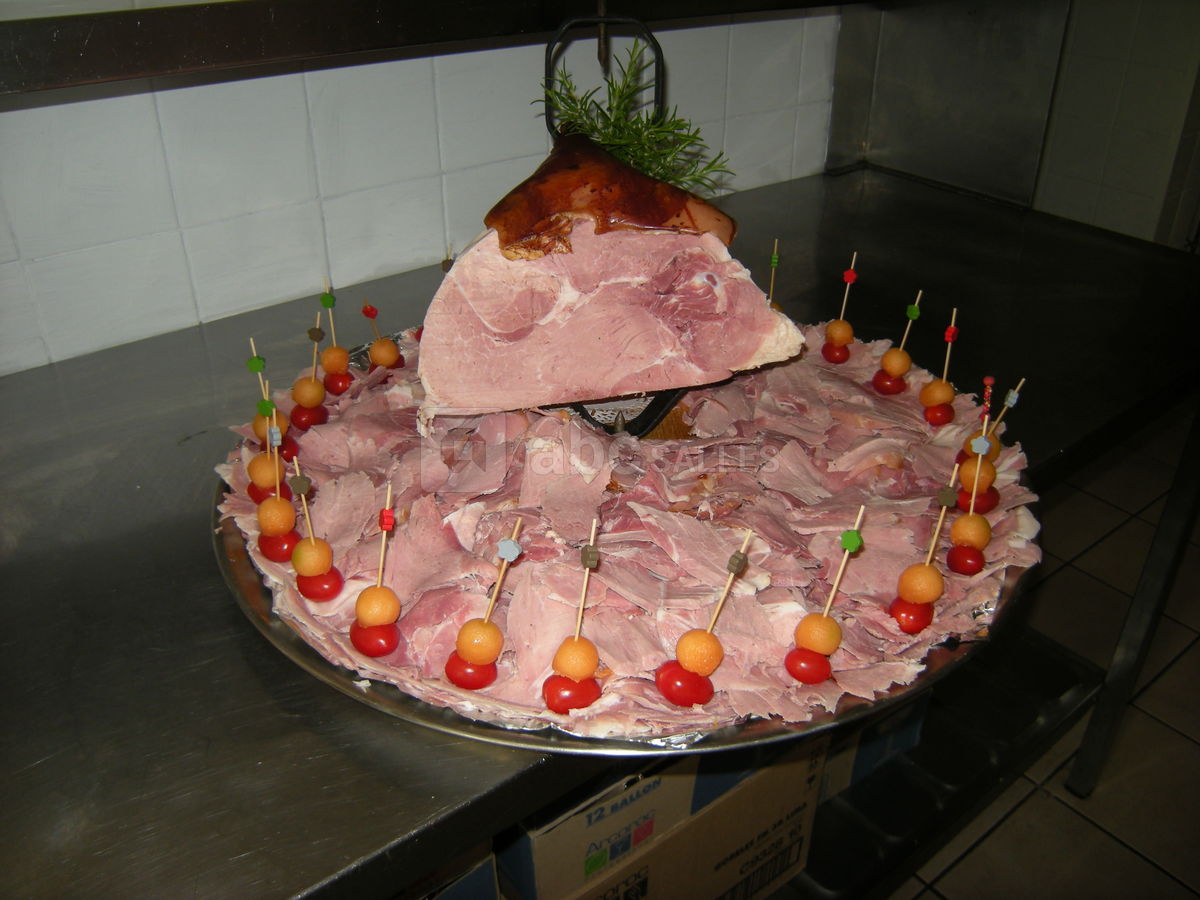 Le jambon pour le vin d'honneur