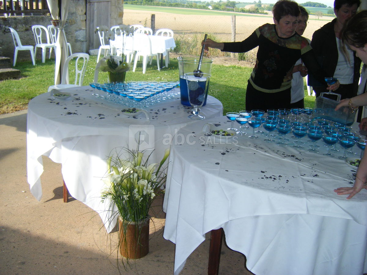 Vin d'honneur à l'extérieur