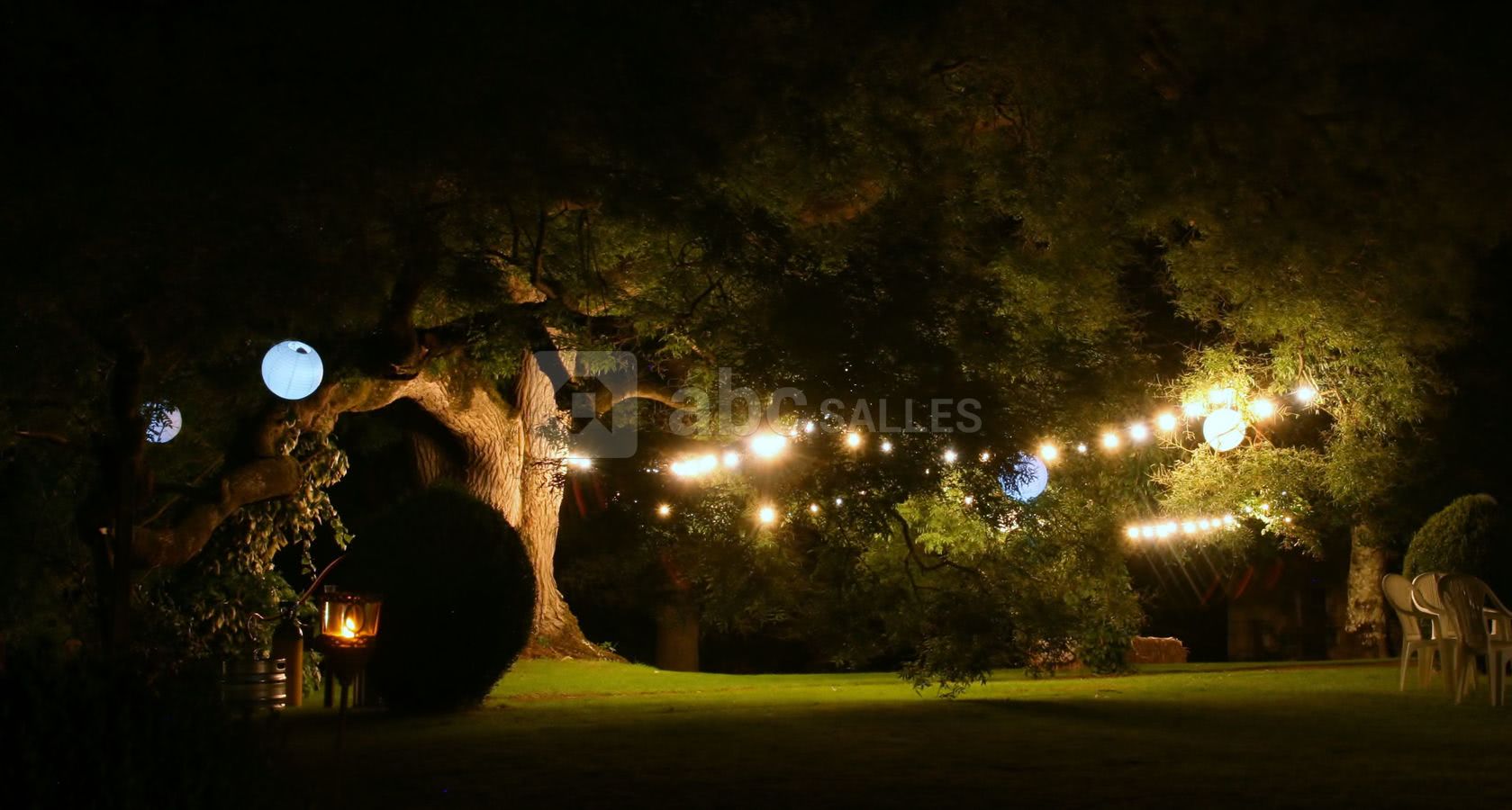 Sous les grands arbres, la nuit au Domaine de Montplaisir