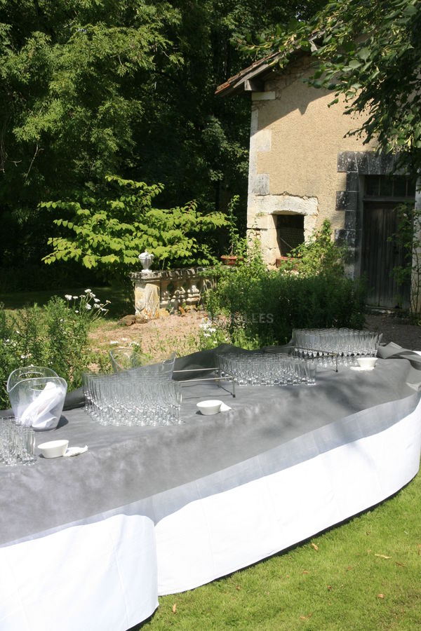 Buffet de verdure au Domaine de Montplaisir
