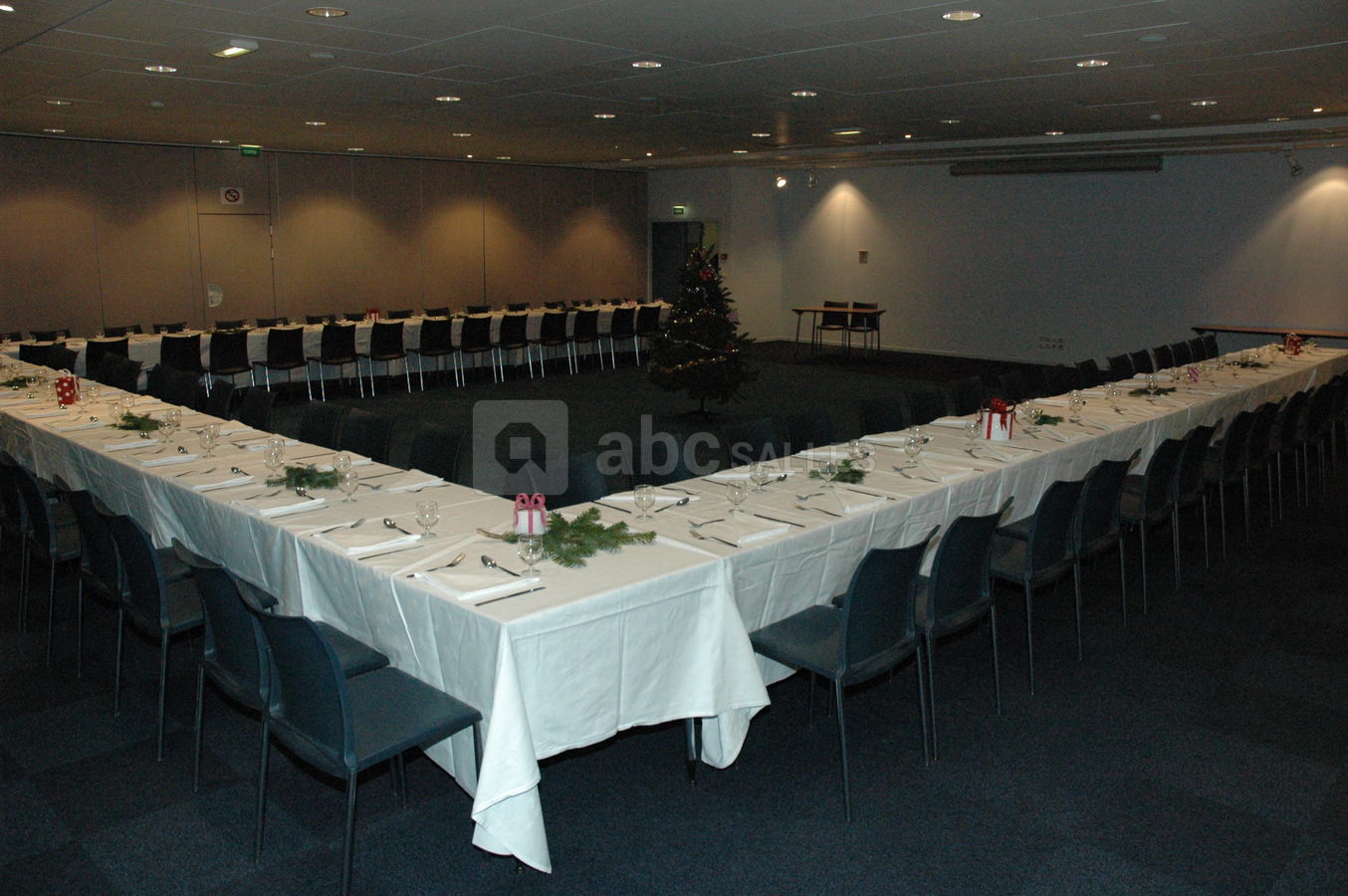 Diner des enfants arbre de noel