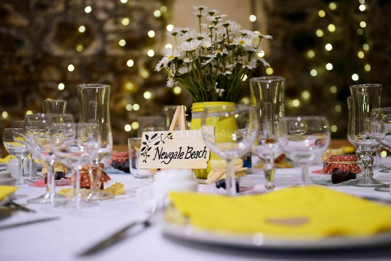 Décoration de table de mariage