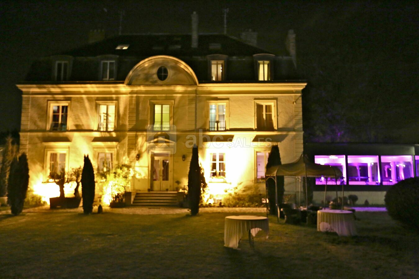 Vue d'ensemble du Manoir des Cygnes