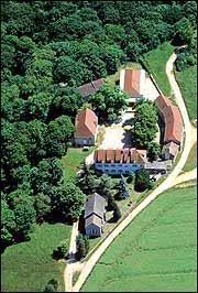 Vue aérienne de la bergerie
