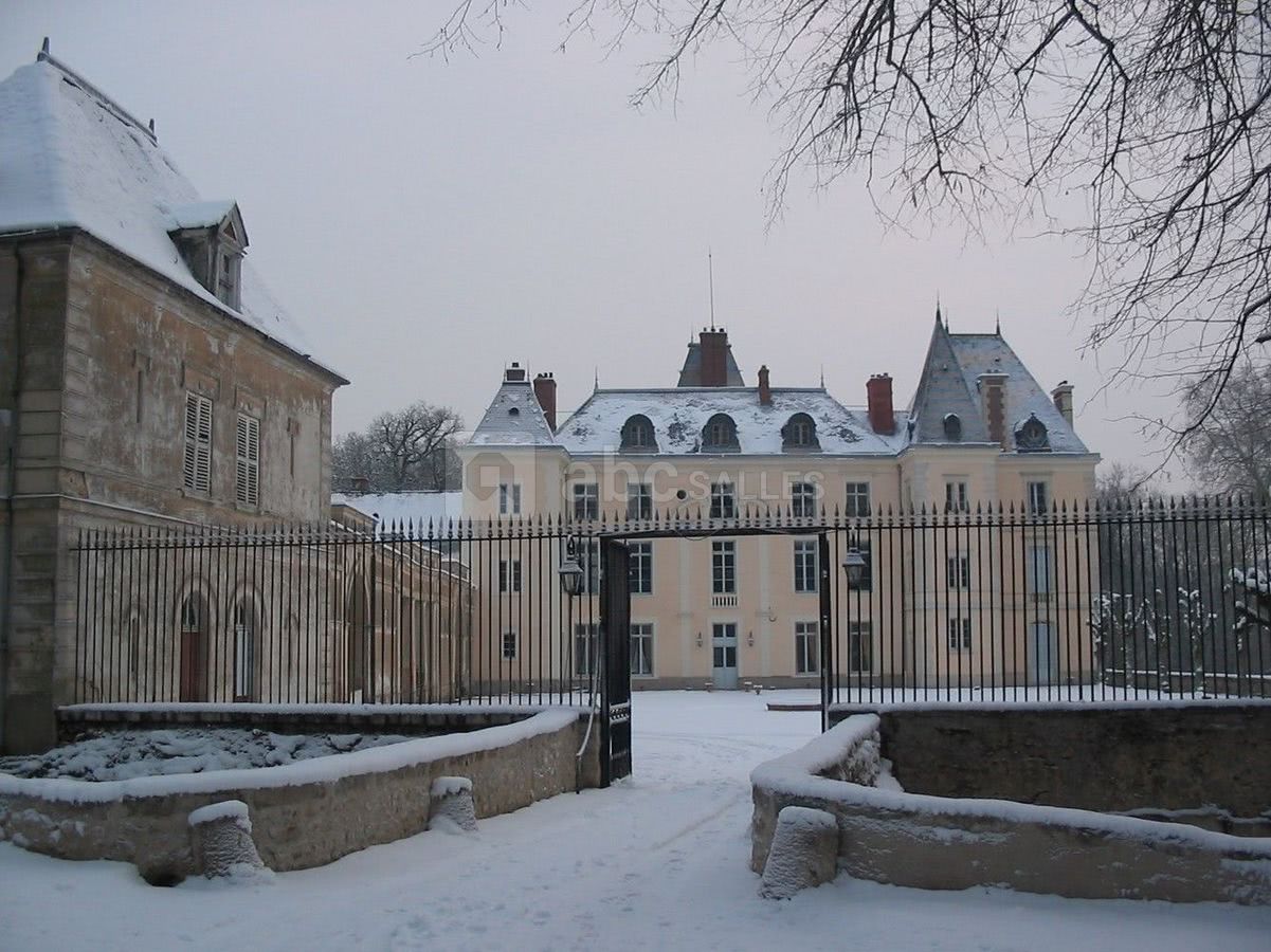 Château de Villiers sous la neige