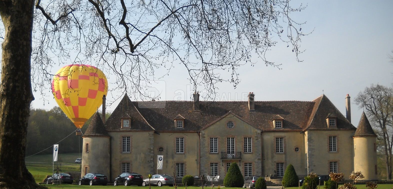 Façade du château de bois le roi