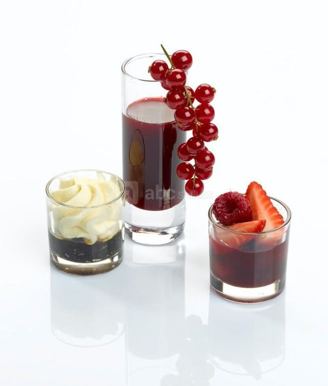 Verrines soupe de fruits rouges