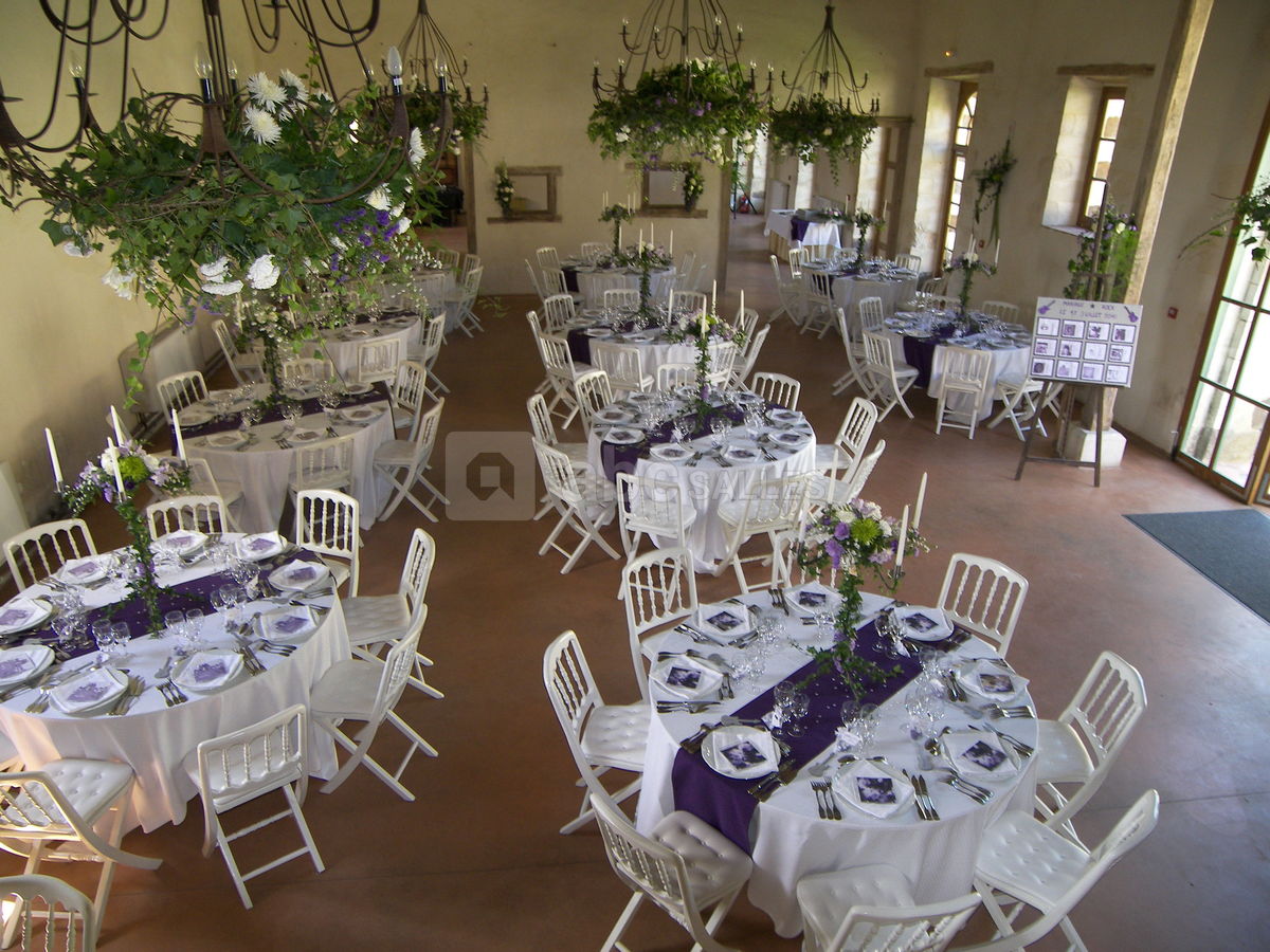 Salle décorée