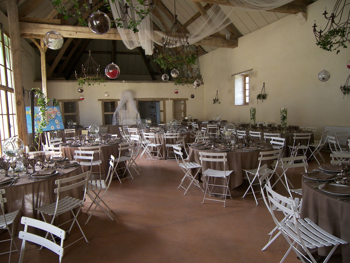 Salle décorée