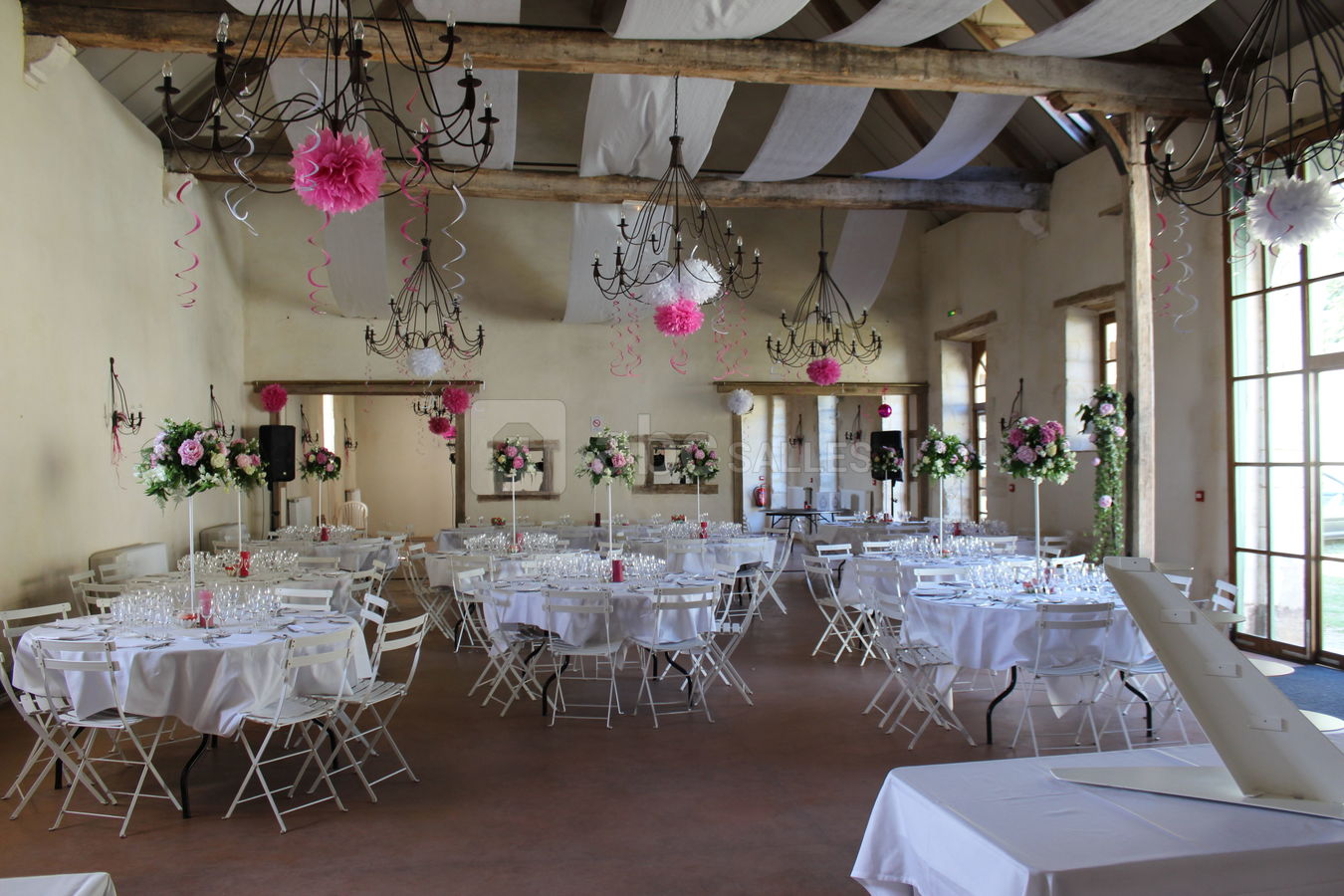 Salle décorée