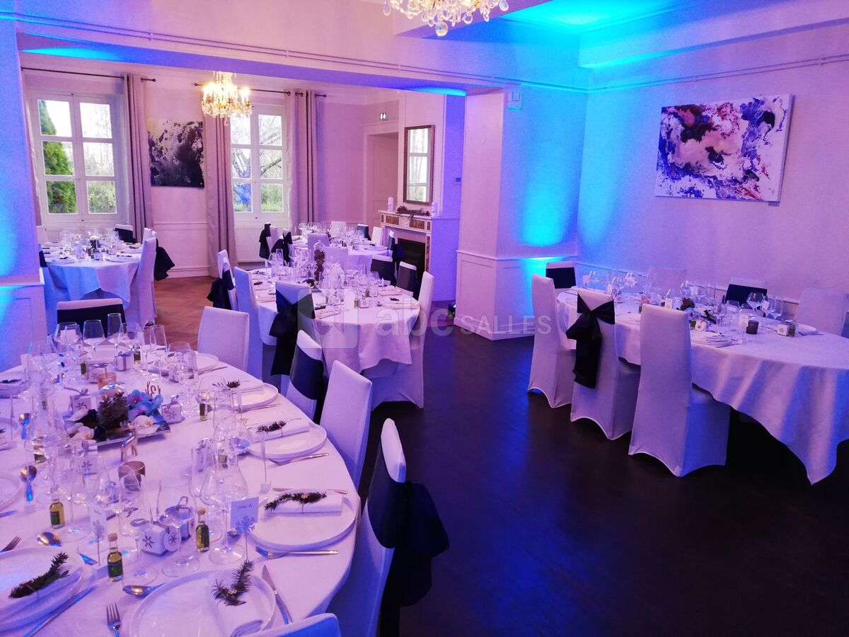 CHATEAU DE CHAULNES GRAND SALON MISE EN LUMIERE
