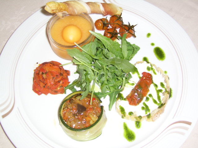 Assiette provençale de printemps