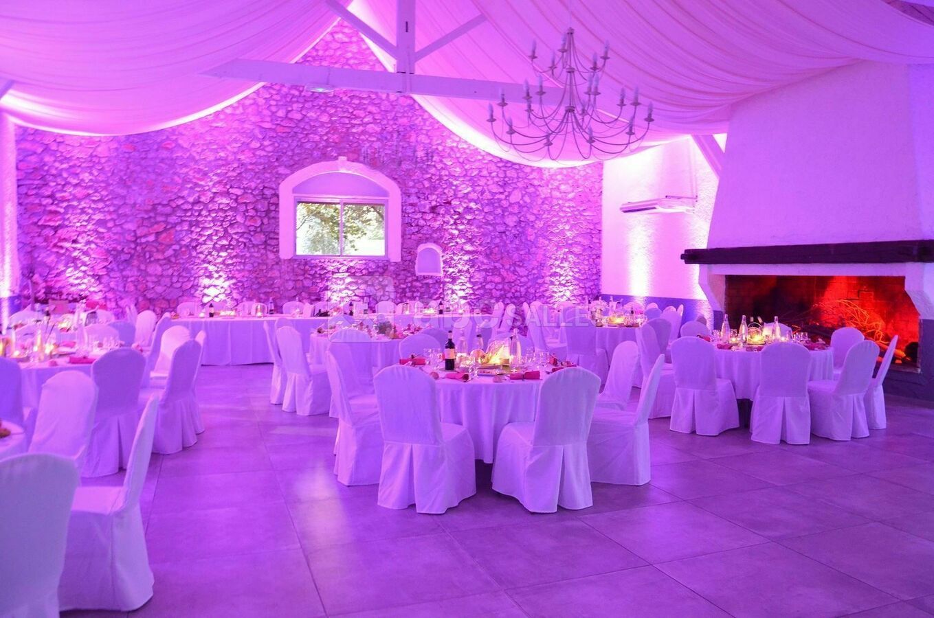 Domaine du GEM - Espace KELLY - Mise en lumière intérieure