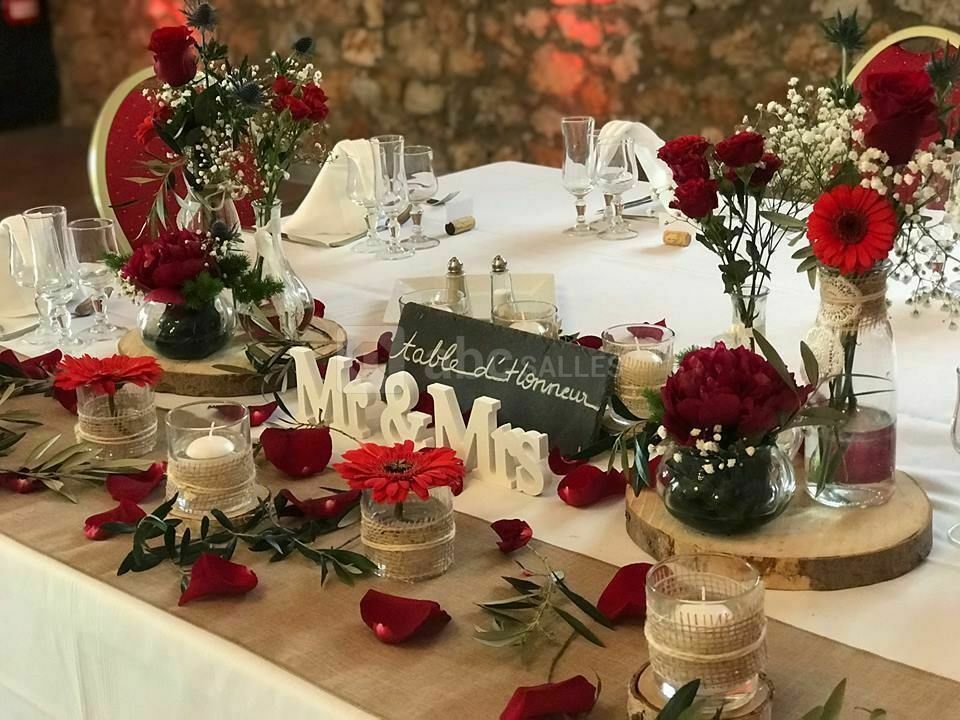Domaine du GEM - Espace KELLY - Décoration de table