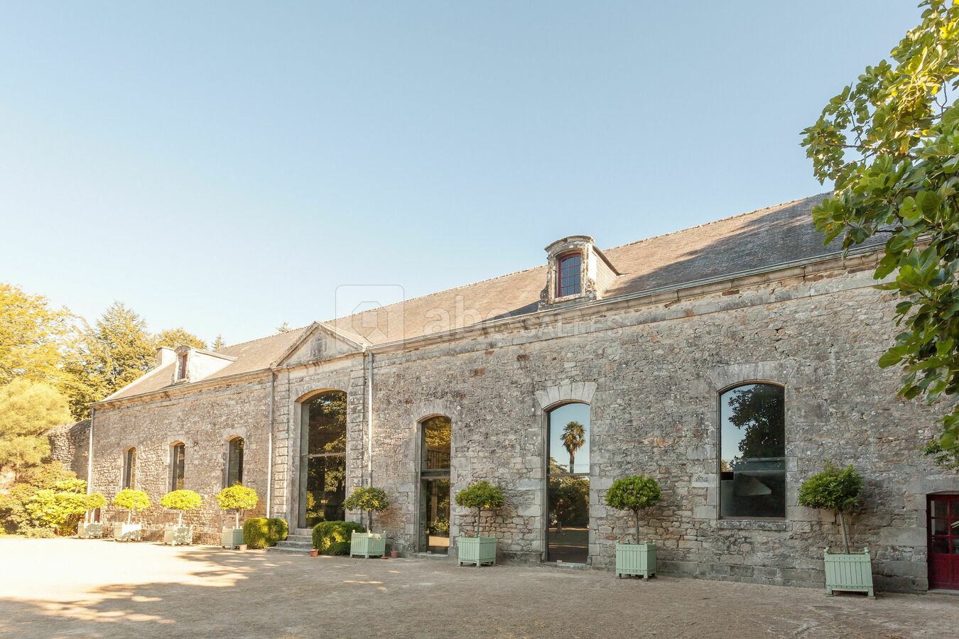 Vue extérieure de la Grande Ferme