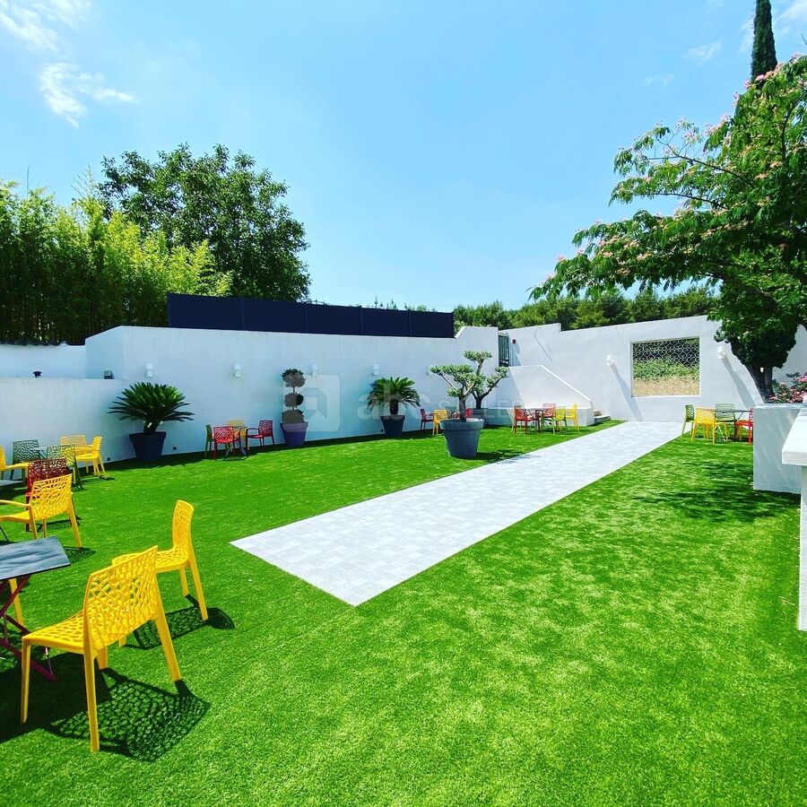 Nouveau patio extérieur